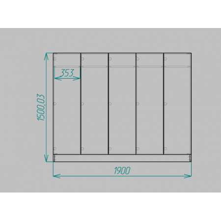 Mobilier pentru vestiarul scolii 